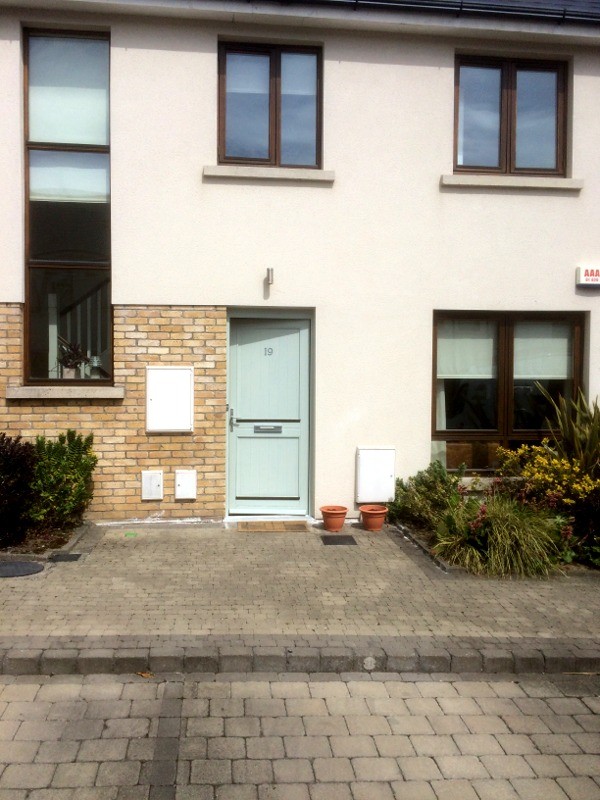 A Dublin Home after outside painting of front door  by Abhaile Decorators, Dublin, Ireland