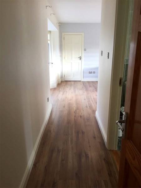 After painting of a hallway in Dublin - Quality home decoration by Abhaile Decorators, Ireland