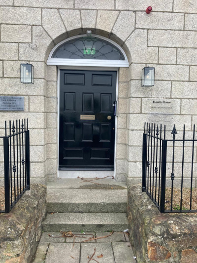 External house painting of Howth House by  Abhaile Decorators, Robert Hanvey, Ireland