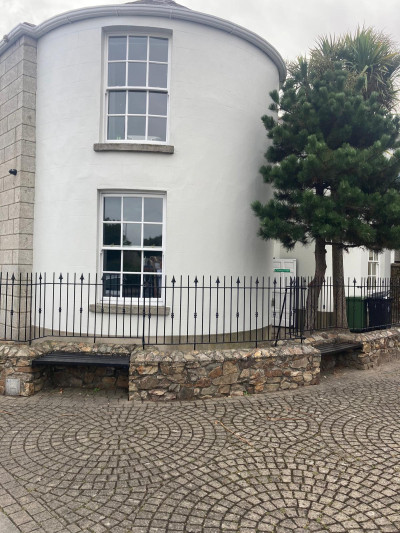 External house painting of Howth House by  Abhaile Decorators, Robert Hanvey, Ireland