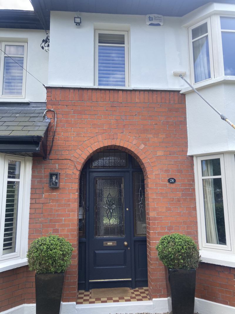 Painting the outside of a Dublin home by Abhaile Decorators, Ireland