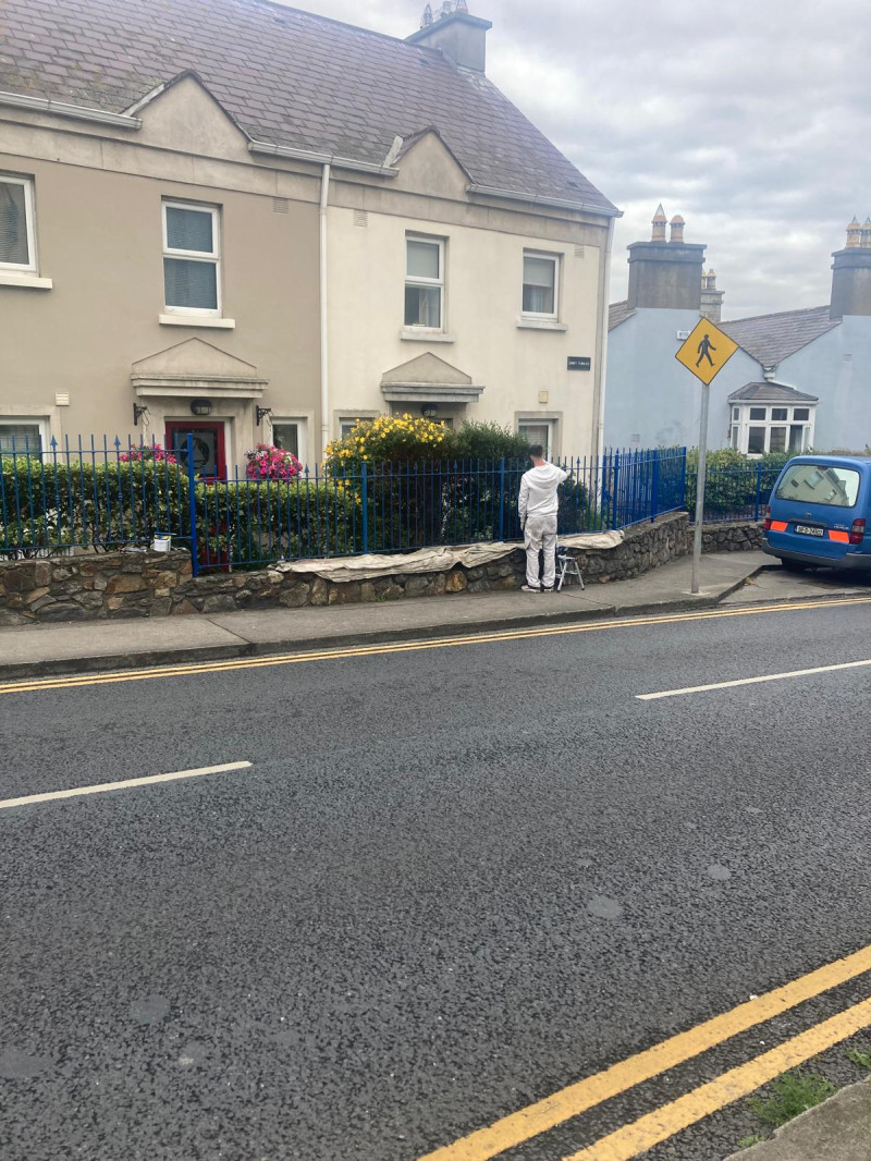 Railing Painting, Dublin - Quality external decoration by Abhaile Decorators, Ireland